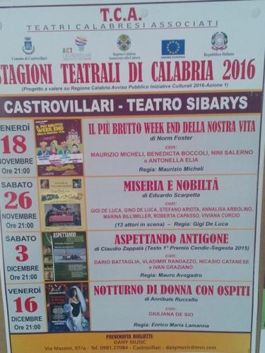 Stagioni Teatrali Di Calabria - Castrovillari