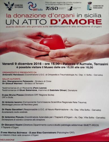 La Donazione D’organi In Sicilia - Terrasini