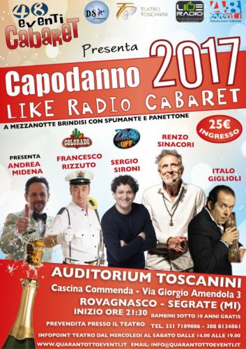 Capodanno Like Radio Cabaret - Segrate