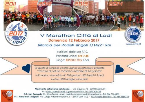 Marathon Città Di Lodi - Lodi
