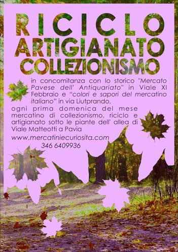 Mercatino Del Riciclo, Artigianato E Collezionismo - Pavia