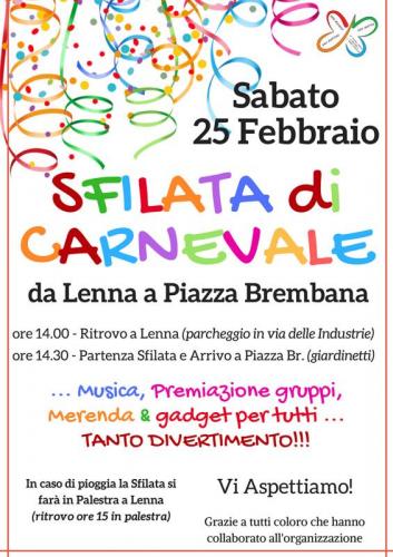 Carnevale Da Lenna A Piazza Brembana - Lenna