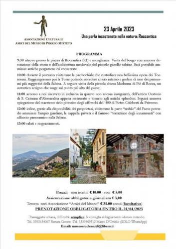 Eventi Dell'associazione Culturale Amici Del Museo - Roccantica