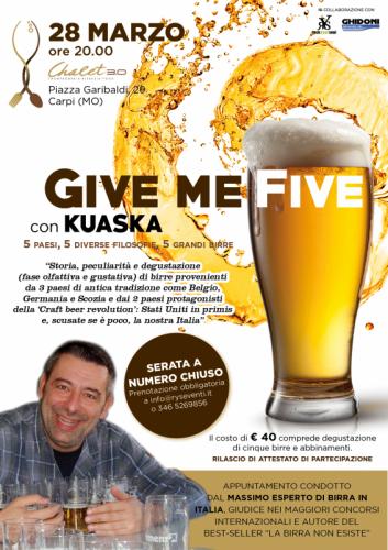 Give Me Five Con Kuaska - Carpi