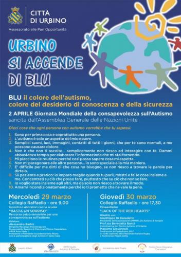 Urbino Si Accende Di Blu - Urbino
