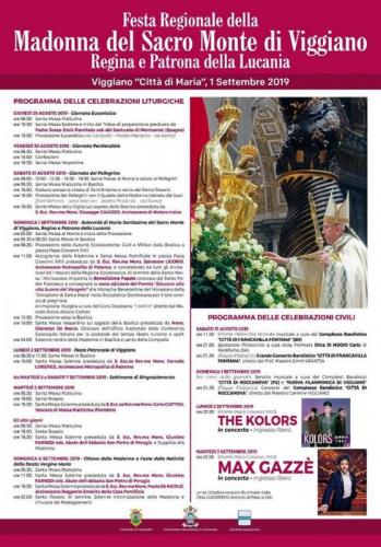 Festa Della Madonna Nera Del Sacro Monte Di Viggiano - Viggianello