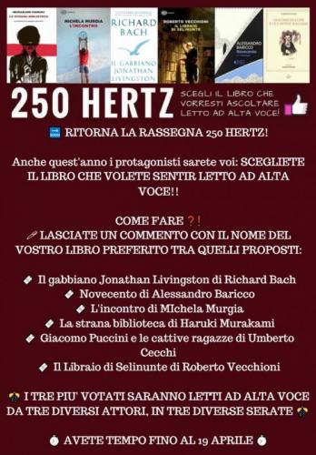 250 Hertz Letture Ad Alta Voce - Ancona