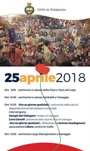 Celebrazioni Del 25 Aprile - Viareggio