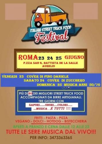 Italian Street Truck Food Festival - Roma
