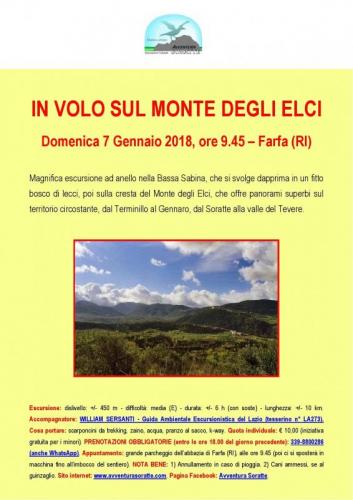In Volo Sul Monte Degli Elci - Castelnuovo Di Farfa