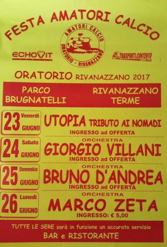 Festa Amatori Calcio Oratorio Riva - Rivanazzano Terme