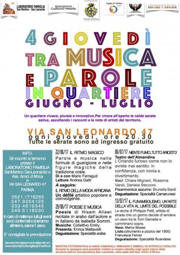 Tra Musica E Parole In Quartiere - Parma