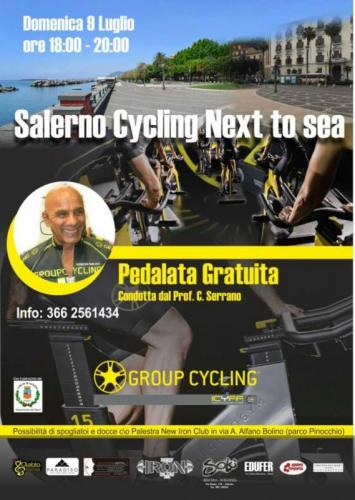 Salerno Cycling Next To Sea - Trieste