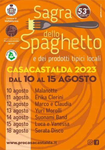 Sagra Dello Spaghetto E Dei Prodotti Tipici Locali A Casacastalda - Valfabbrica