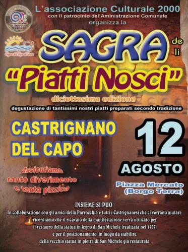 Sagra De Li Piatti Nosci A Castrignano Del Capo - Castrignano Del Capo