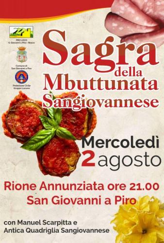 Sagra Della Mbuttunata Sangiovannese - San Giovanni A Piro