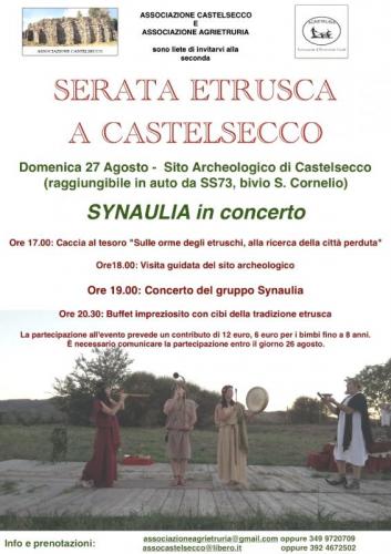 Serata Etrusca A Castelsecco - Arezzo