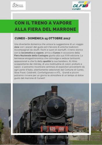 Col Treno A Vapore Alla Fiera Del Marrone - Torino