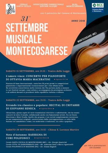 Settembre Musicale Montecosarese - Montecosaro