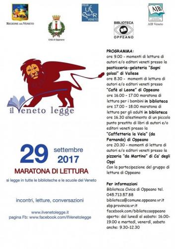 Maratona Letteraria Il Veneto Legge  - Oppeano