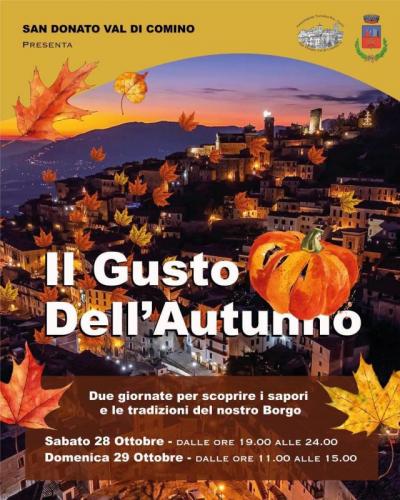 Il Gusto Dell'autunno A San Donato Val Di Comino - San Donato Val Di Comino