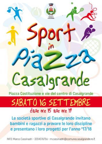 Sport In Piazza A Casalgrande - Casalgrande