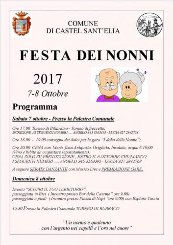 Festa Dei Nonni A Castel Sant' Elia - Castel Sant'elia
