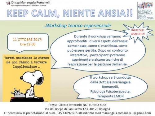 Keep Calm, Niente Ansia - Bologna
