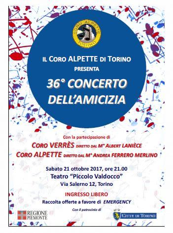 Concerto Dell'amicizia - Torino