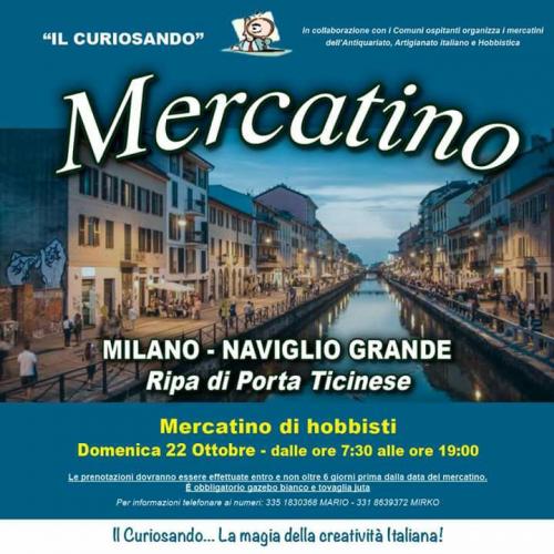 Mercatino Hobbisti Al Naviglio Grande - Milano