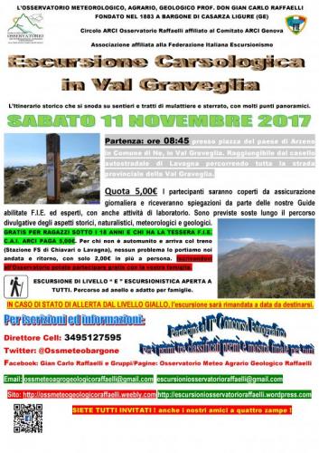 Escursione Carsologica In Val Graveglia - Ne
