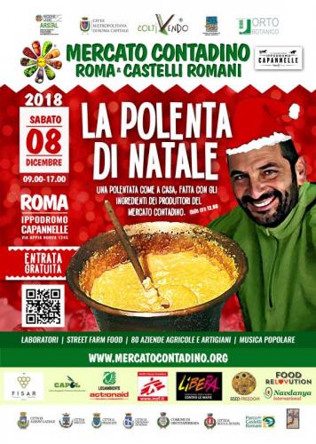 La Polenta Di Natale Al Mercato Contadino Capannelle - Roma