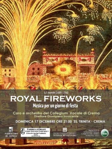 Concerto Royal Fireworks Haendel - Crema