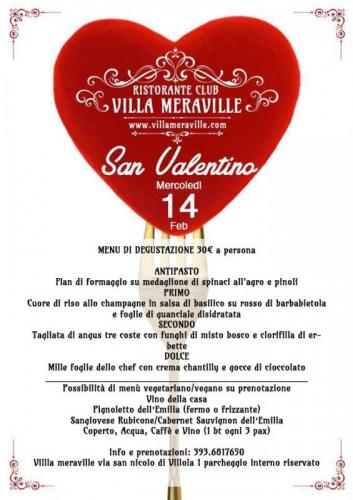 San Valentino In Villa Meraville - Bologna