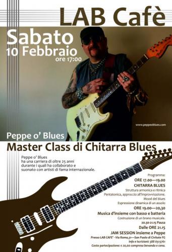 Masterclass Di Chitarra Blues - Peppe O'blues  - San Paolo Di Civitate