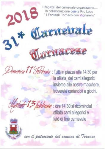 Festa A Tornaco Con Il Carnevale Tornacese - Tornaco
