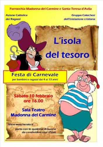 Festa Di Carnevale Con L’isola Del Tesoro - Formia