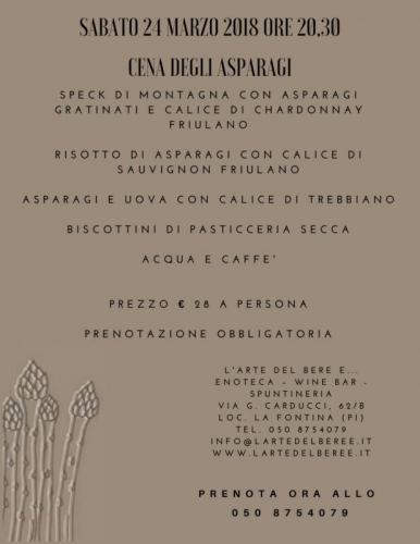 Cena Degli Asparagi - San Giuliano Terme