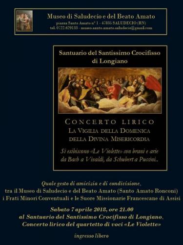 Concerto Al Santissimo Crocifisso Di Longiano - Longiano