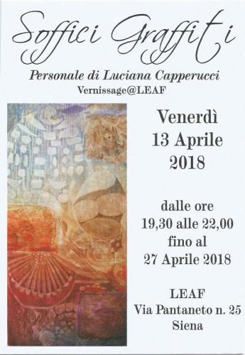 Personale Di Luciana Capperucci - Siena