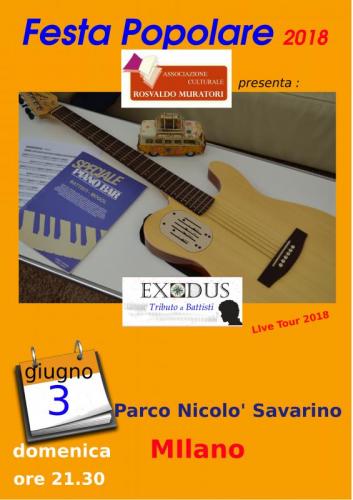 Concerto Exodus Tributo A Battisti - Milano