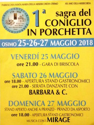 Sagra Del Coniglio In Porchetta A Osimo - Osimo
