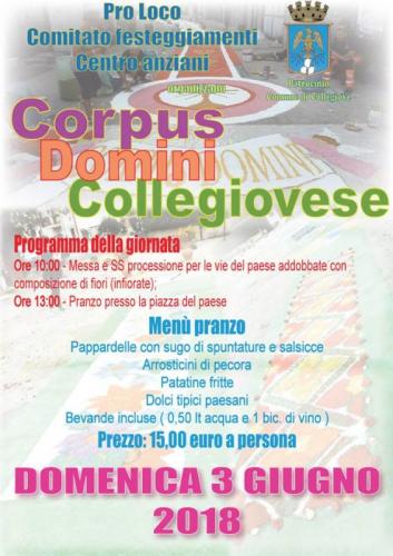 Corpus Domini Ed Infiorata Collegiovese - Collegiove