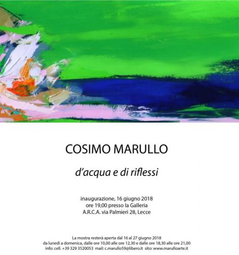 Mostra Personale Di Cosimo Marullo - Lecce