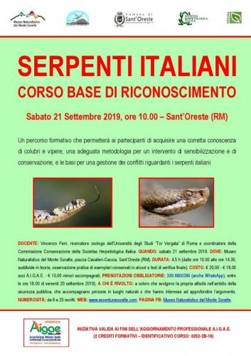 Serpenti Italiani - Sant'oreste