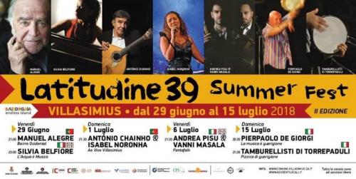 Latitudine 39 - Summer Fest - Villasimius