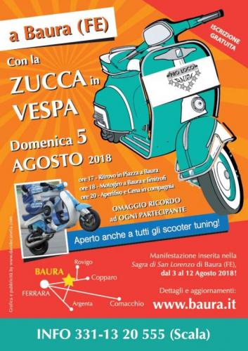 Zucca In Vespa A Baura - Ferrara