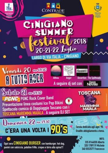Cinigiano Summer Festival A Cinigiano - Cinigiano