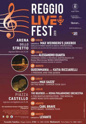 Reggio Live Fest A Reggio Calabria - Reggio Calabria