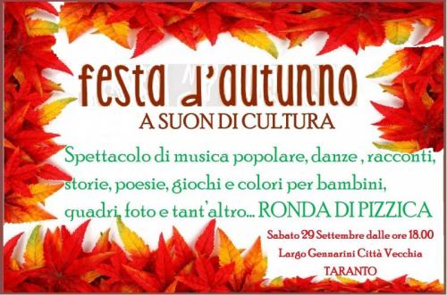 La Festa D'autunno A Suon Di Cultura A Taranto - Taranto